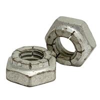 5/16"-18 Flex Type Lock Nut, Heavy Hex, Thin Height, Carbon Steel, Cadmium